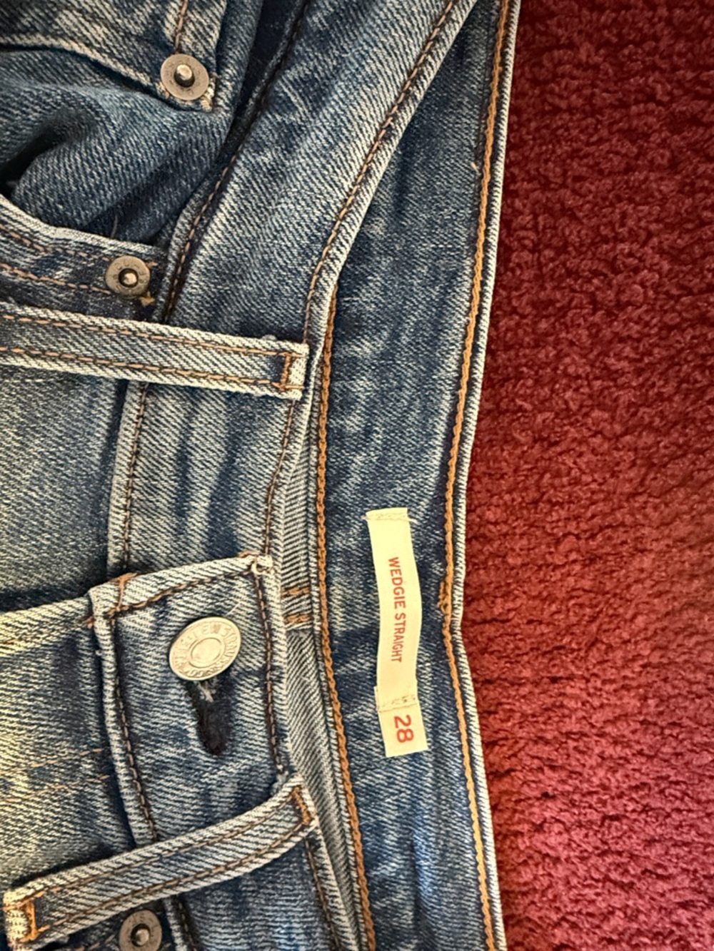 Levi's Wedgie Straight Leg Jeans